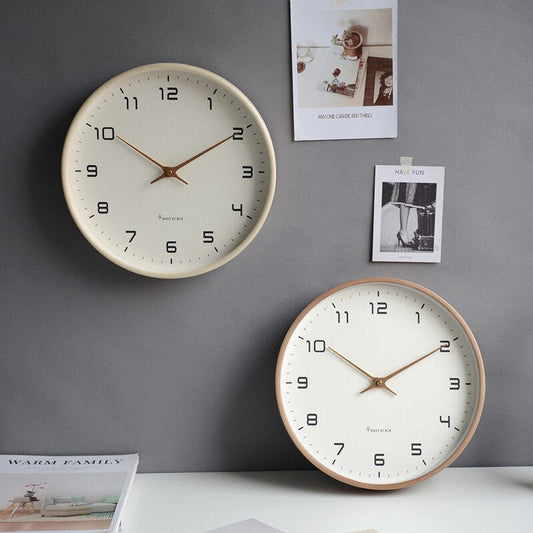 Farmhouse Style Wooden Wall Clock - OutfitLondon
