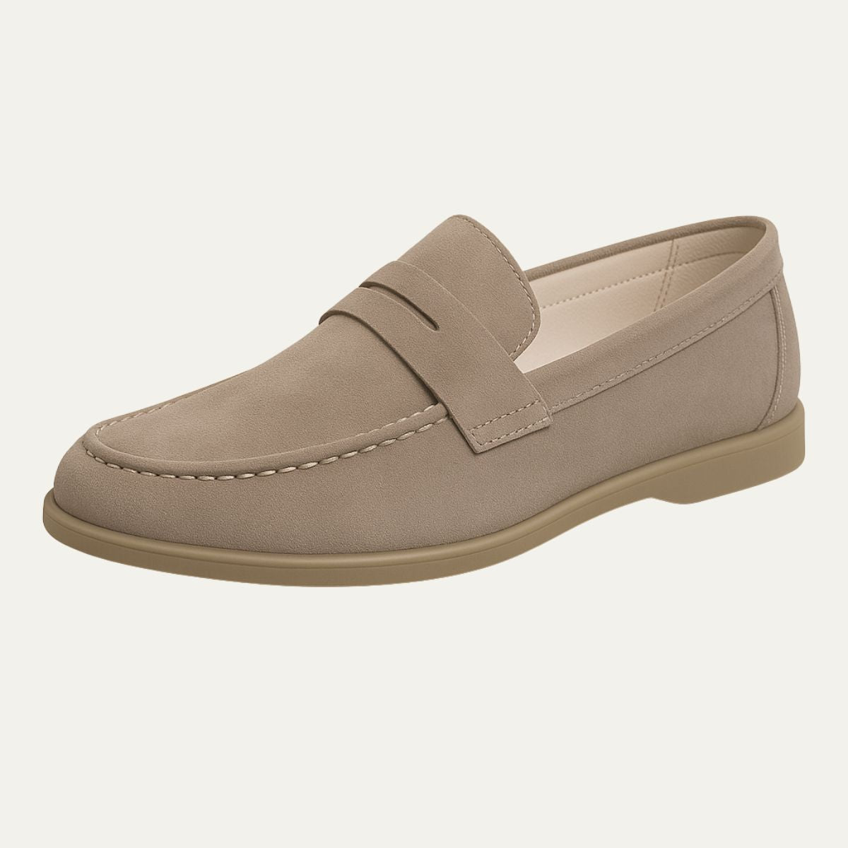 Luxury Brown Suede Slip On Shoes for Men