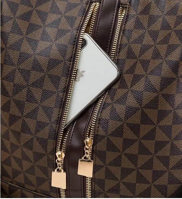 Practical Convertible Backpack Tote with Clutch