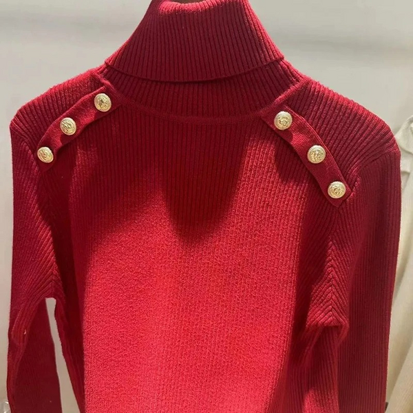 Soft Women's Relaxed Fit Turtleneck Jumper