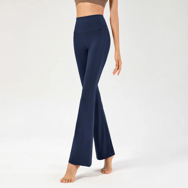 Relaxed Fit High Waisted Stretch Pants