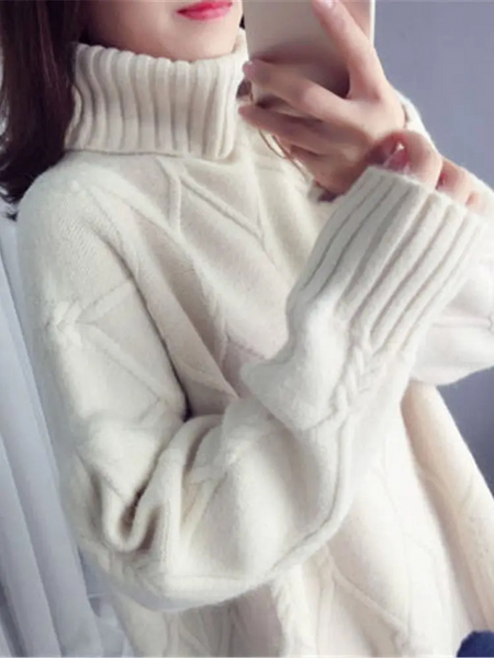 Soft Large Warm Knit Sweater for Women