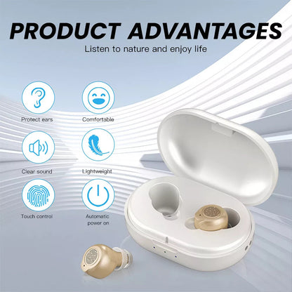 Magnetic Rechargeable Hearing Aids for Seniors