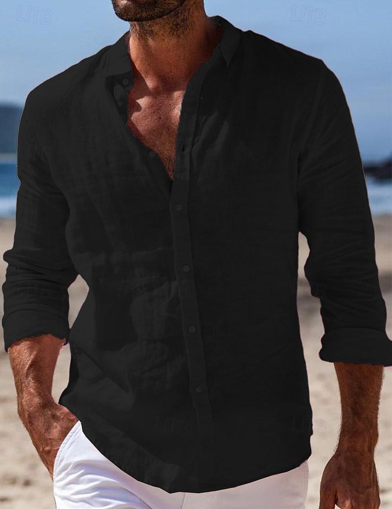 Men's Shirt Linen Shirt
