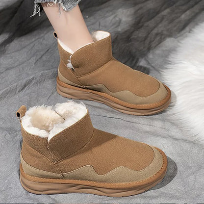 Warm Waterproof Mid Calf Winter Boots for Women