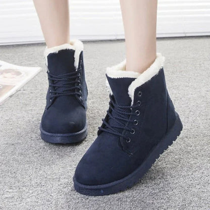 Cozy Waterproof Winter Ankle Boots
