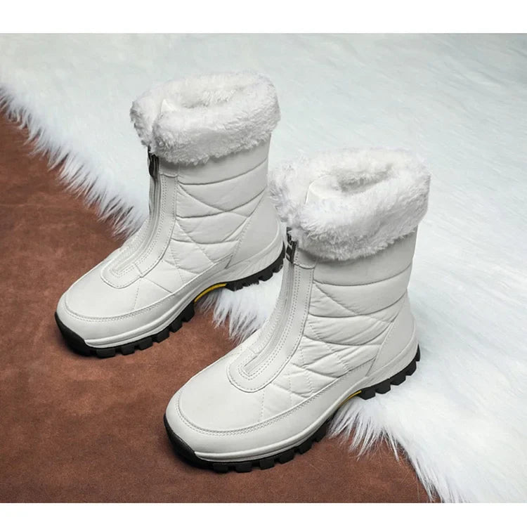 Warm Waterproof Insulated Snow Boots for Women