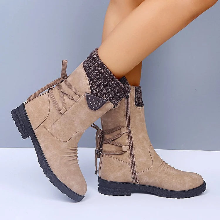 Warm Insulated Rain Boots for Women