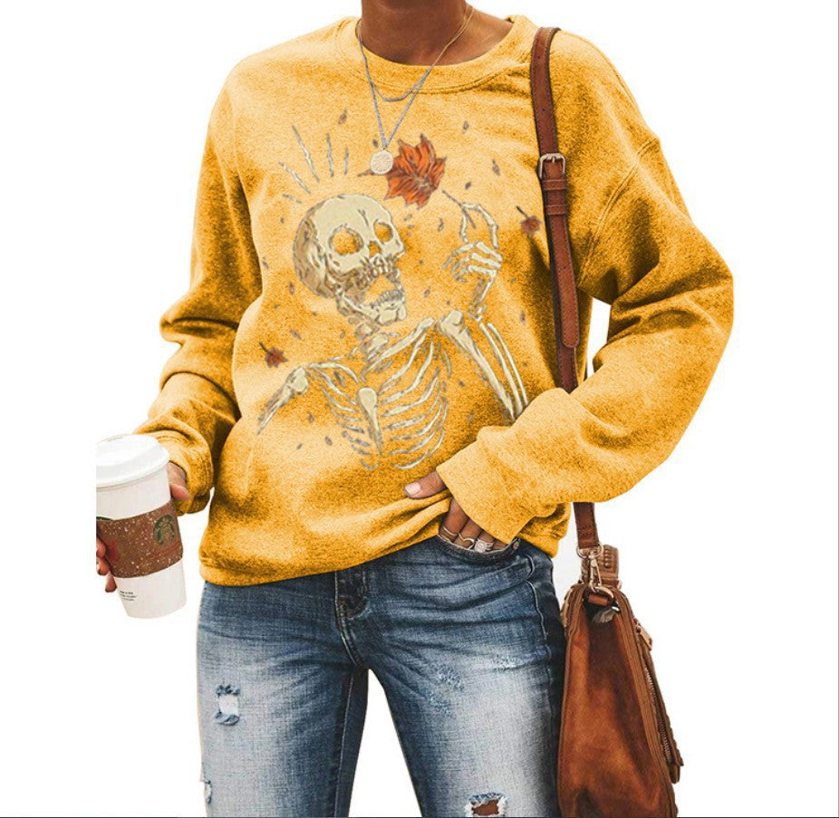 Scary Halloween Ladies Graphic T-Shirt