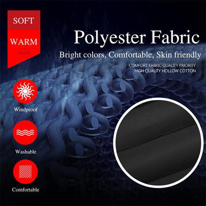 Heated Jacket for Women and Men with Battery Pack 5V Heated Coat Detachable Hood - 9 Heated Zones