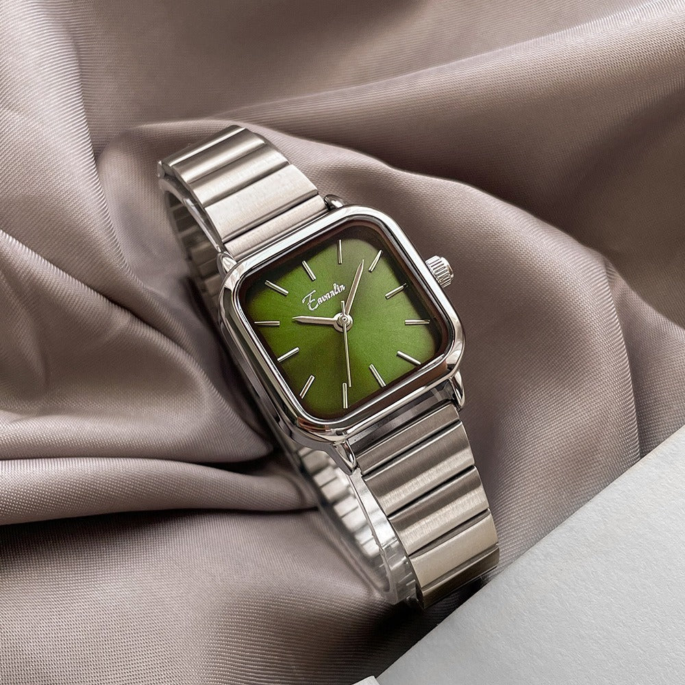 Thin Silver Ladies Watch