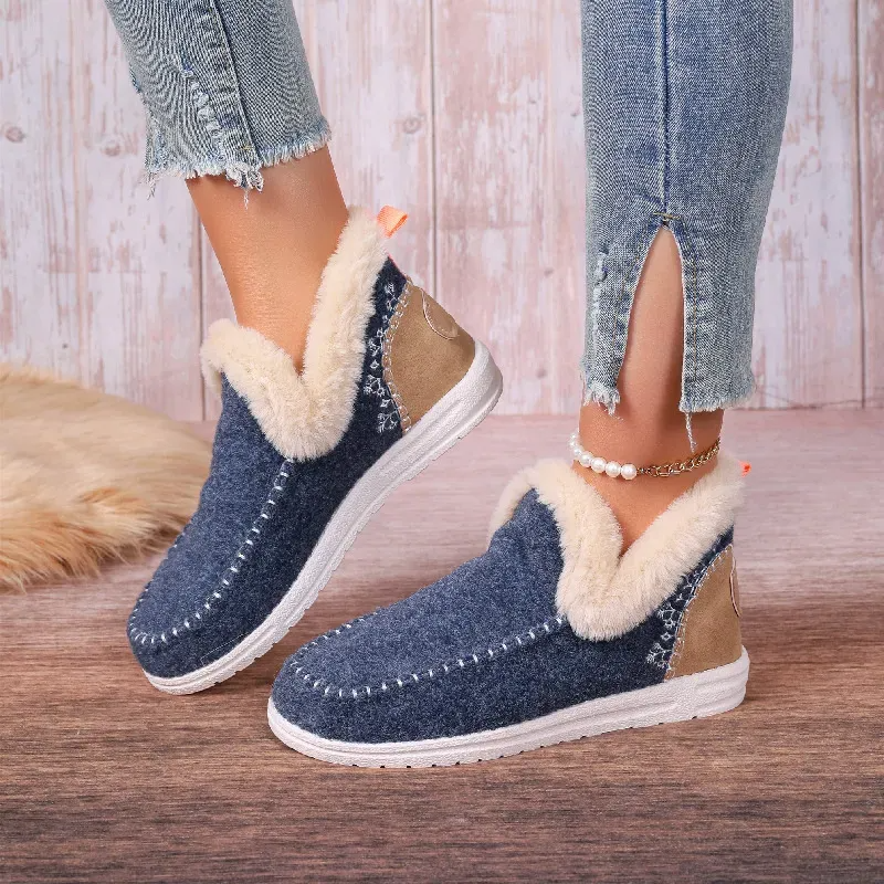 Orthopedic Winter Wool Snow Boots Cozy Winter Slipper