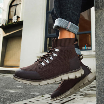 Men's Walking Punk Ankle Boots