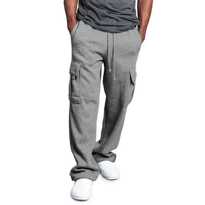 Soft Men's Fleece Cargo Sweatpants