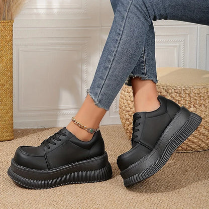 Comfortable Ladies Thick Sole Flat Shoes