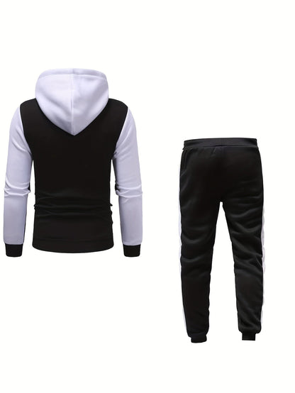 Soft Mens Sportswear Tracksuit with Hoodie