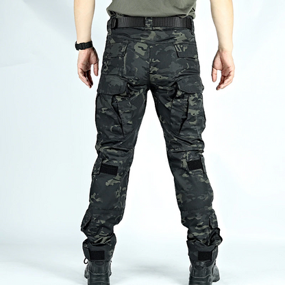 Men's Cargo Pants Pocket Plain Camouflage Comfort Breathable