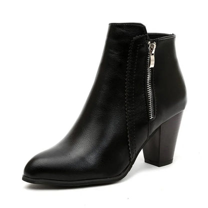 Low Heel Ankle Boots for Women