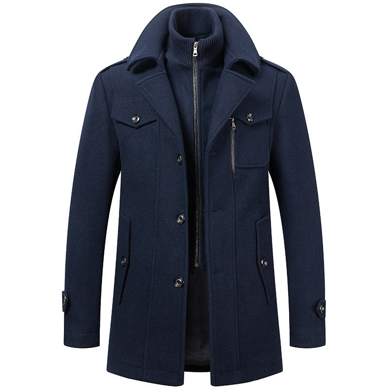 Men's Classic Double Closure Trench Coat