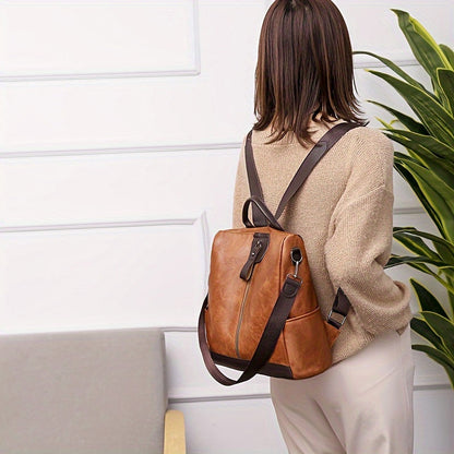 Stylish Vegan Leather Ladies Backpack