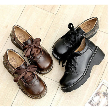 Classic Ladies Lace Up Oxford Shoes