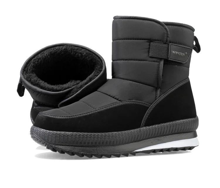 Insulated Men's Snow Boots - Waterproof and Warm - OutfitLondon