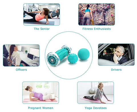 Foot Massager Roller Balls Kit