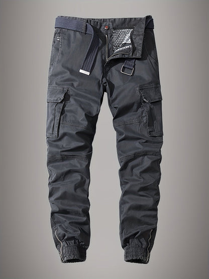 Comfortable Mens Jogger Pants - Multiple Pocket Design