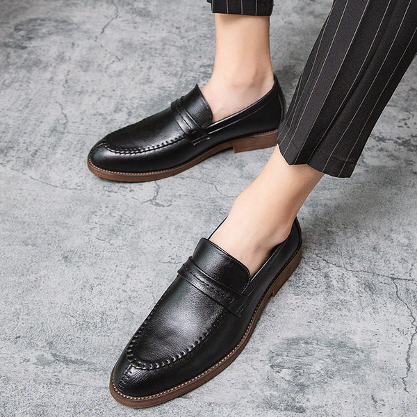 Men’s Loafer Shoes – Genuine Leather – Slip-On – Penny Strap – Smart Casual Fit