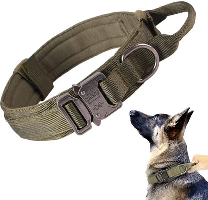 Dog Collar Adjustable Military TacticalPets Dg Collas Leas CntrlTactical Military Dog Training Collar