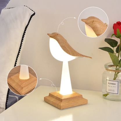 Aromatherapy Magpie Table Lamp - Dimmable Touch Rechargeable RGB Night Light