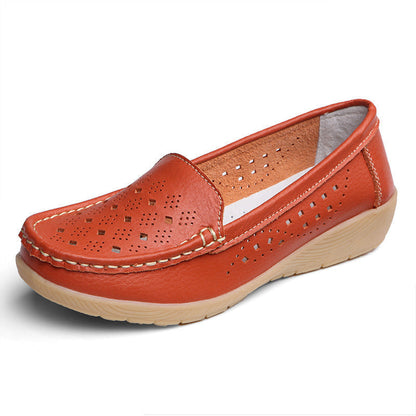 Slip On Loafers Casual Hollowed Out.Women Shoes