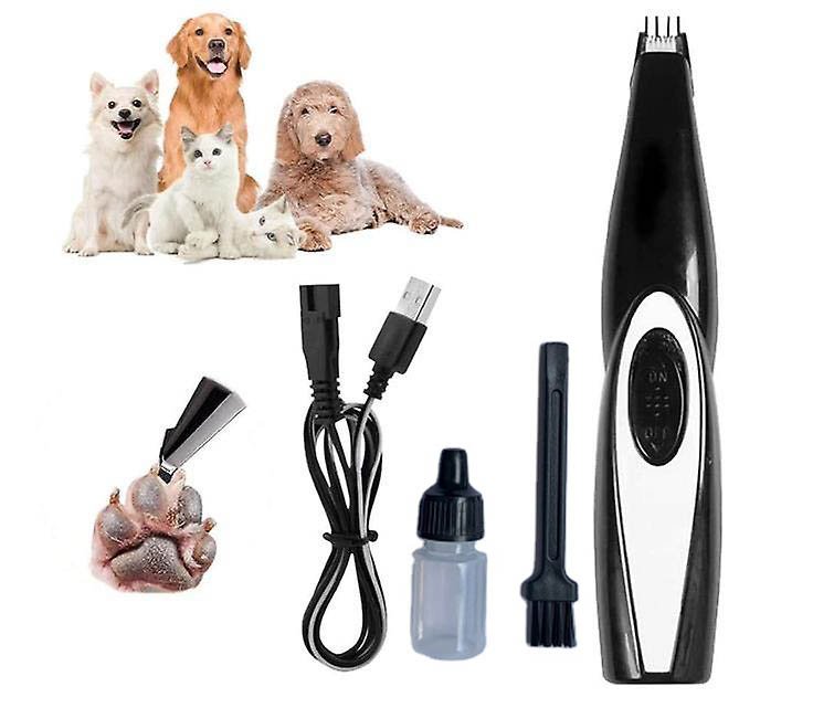 Professional Pet Dog Cat Nail Trimmer Grooming Tool Grinder Low Noise Electric Clipper Kit