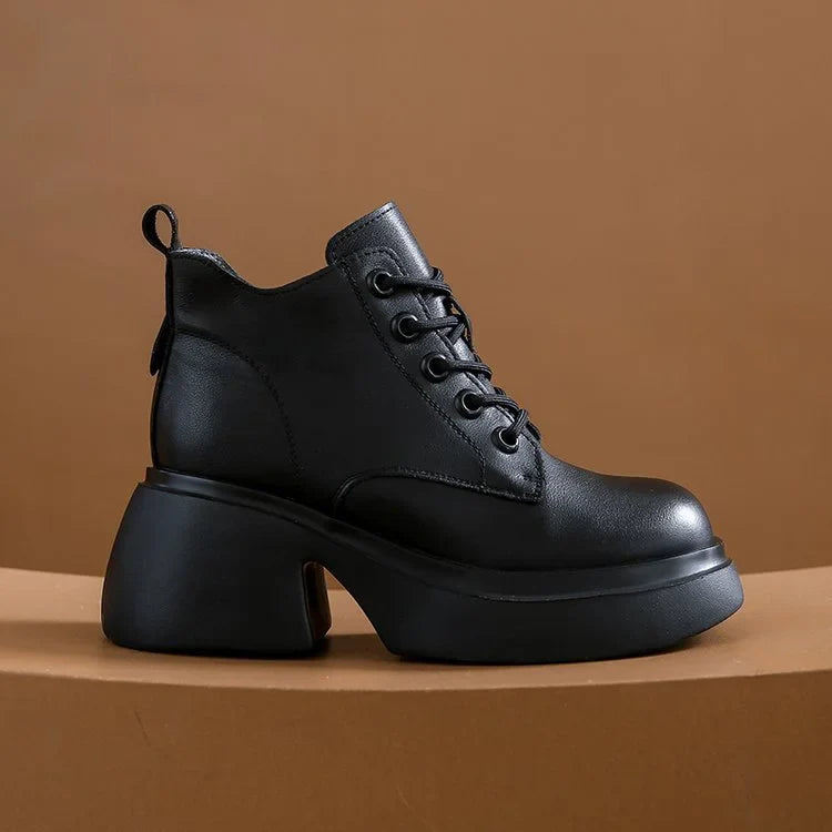Classic High Heel Comfort Loafers