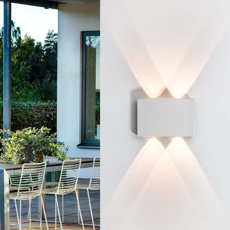 Contemporary Slim 2-Light LED Wall Fixture