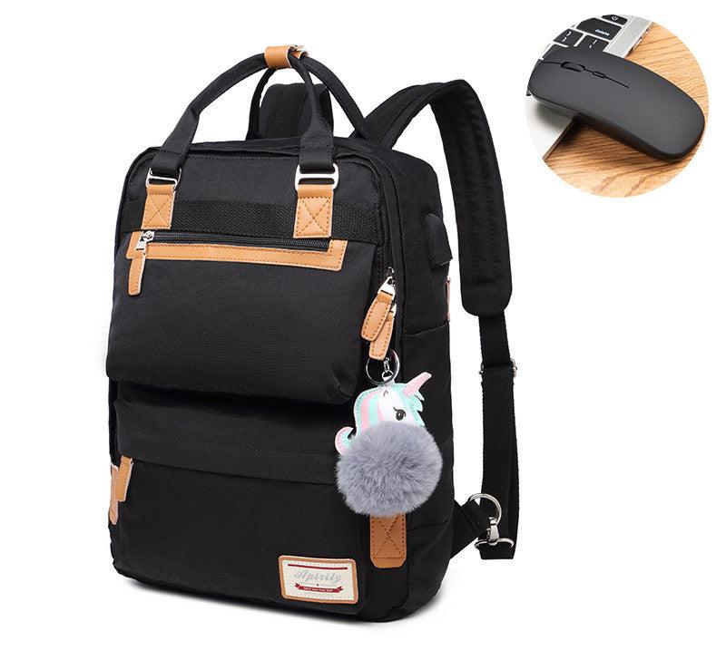 Waterproof Ladies Laptop Backpack 15.6 Inch Compartment