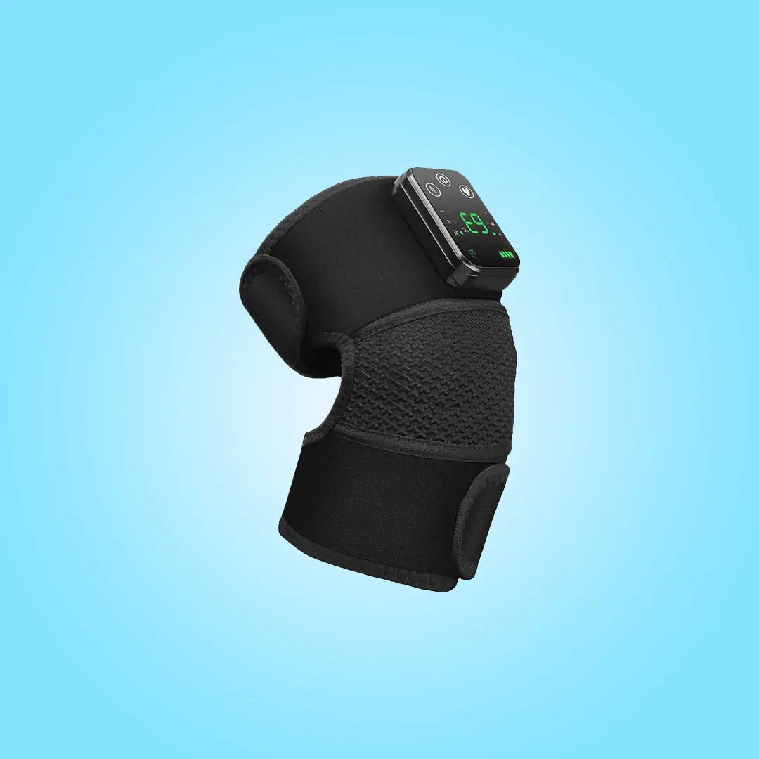 Knee Massager with Heat & Vibration, Heated Knee Brace for Knee Pain Relief