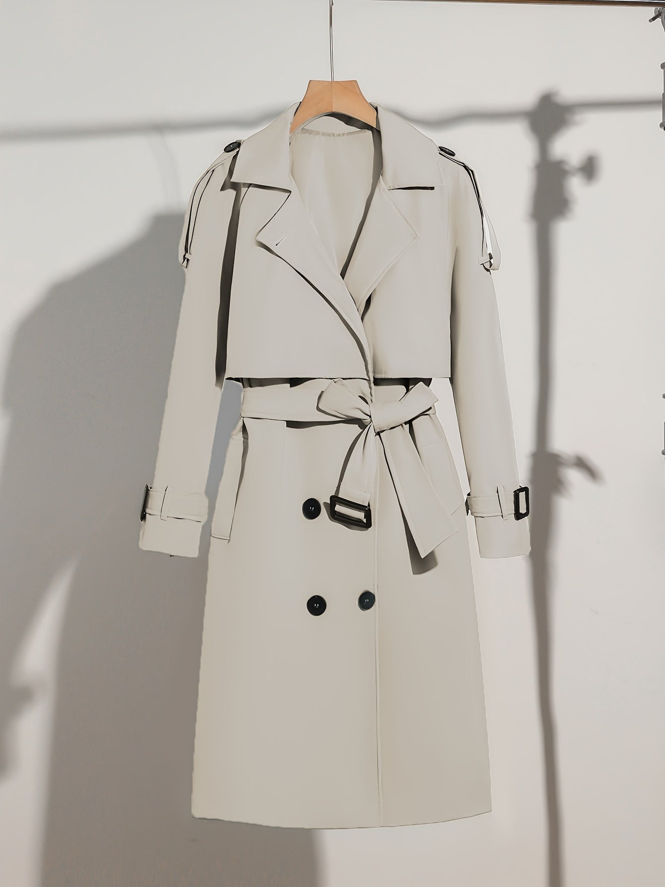 Timeless Raincoat with Fitted Waist Belt