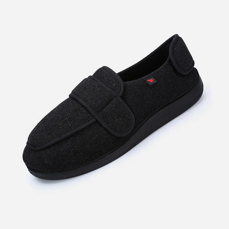 Soft Diabetic Slippers for Wide Feet - Adjustable Comfort