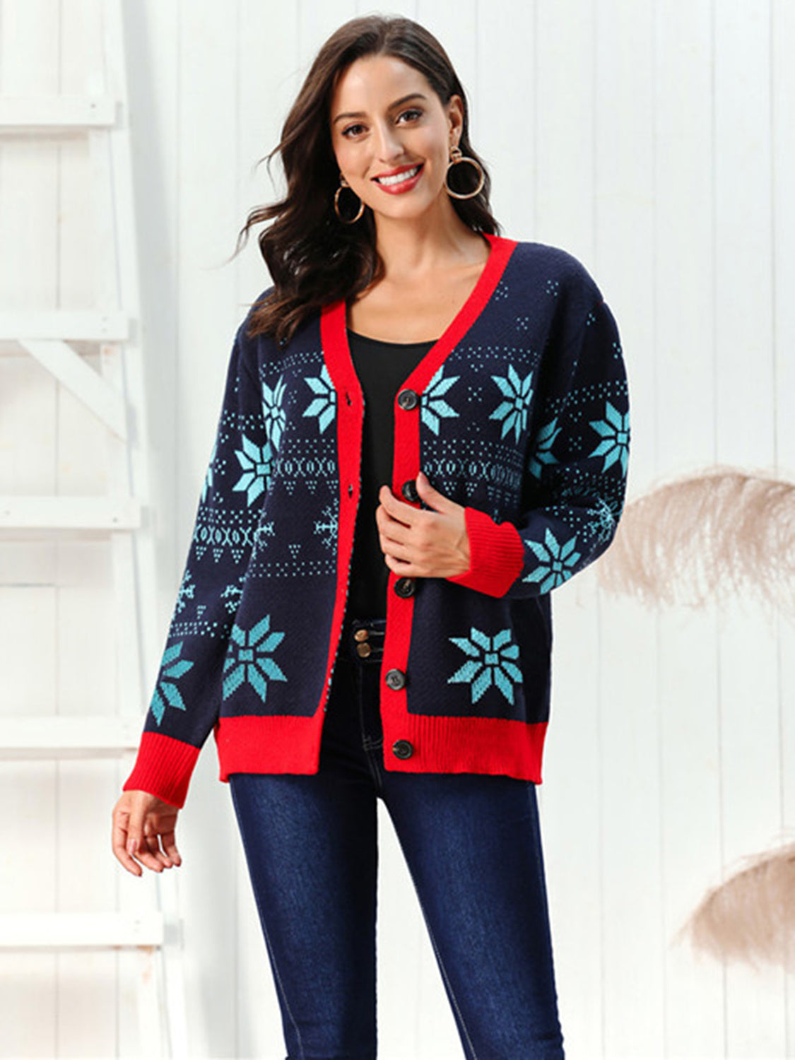 Soft Cable Knit Sweater Cardigan - OutfitLondon