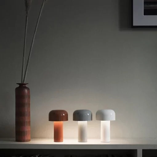 LED Creative Mushroom Rechargeable Table Lamp