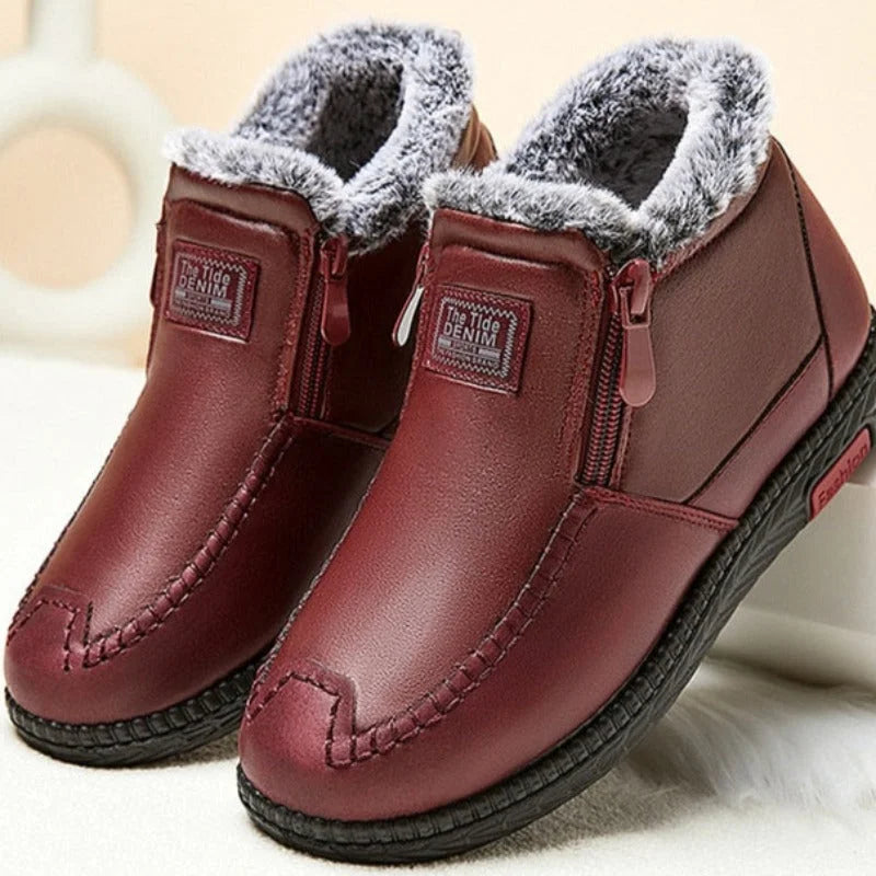 Orthopedic Women Boots Arch Support Warm WaterResistant Ankle Boot