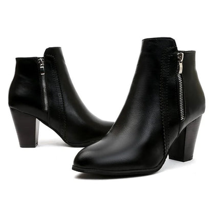 Low Heel Ankle Boots for Women