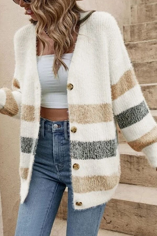 Warm Stylish Winter Cardigan Sweater - OutfitLondon