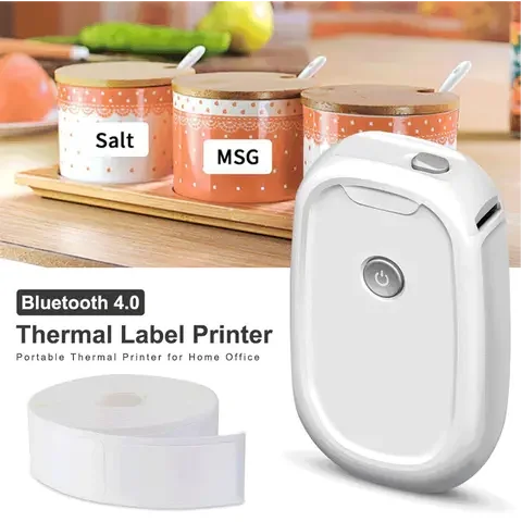Wireless Bluetooth Mini Thermal Label Maker Printer