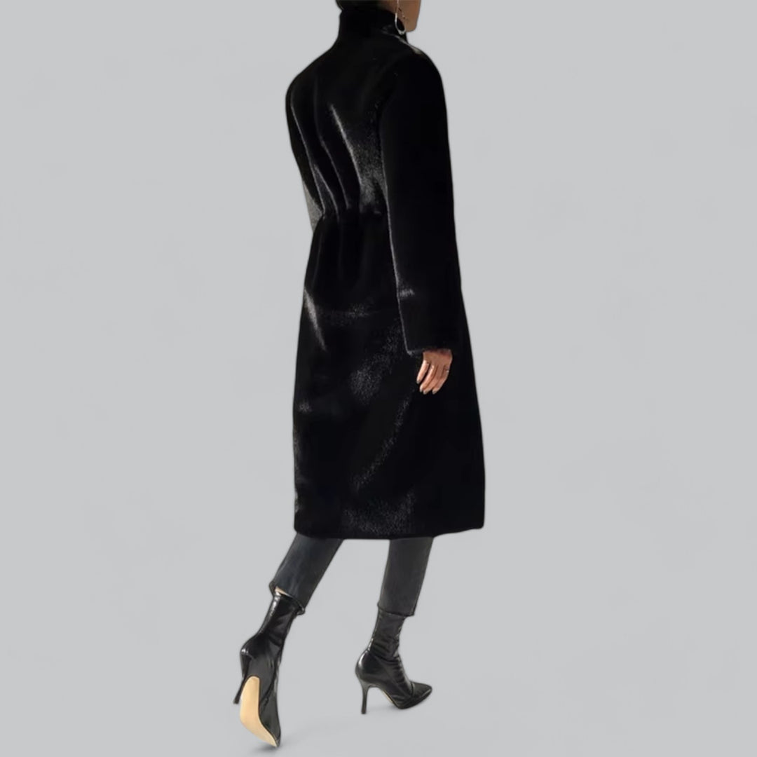 Premium Faux Fur Parka Coat for Women