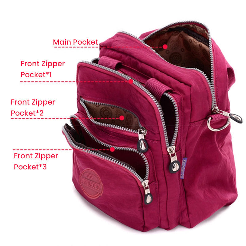 Versatile Water Resistant Multi-Purpose Shoulder Bag