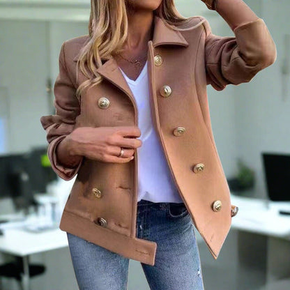 Timeless Simple Women's One Button Jacket