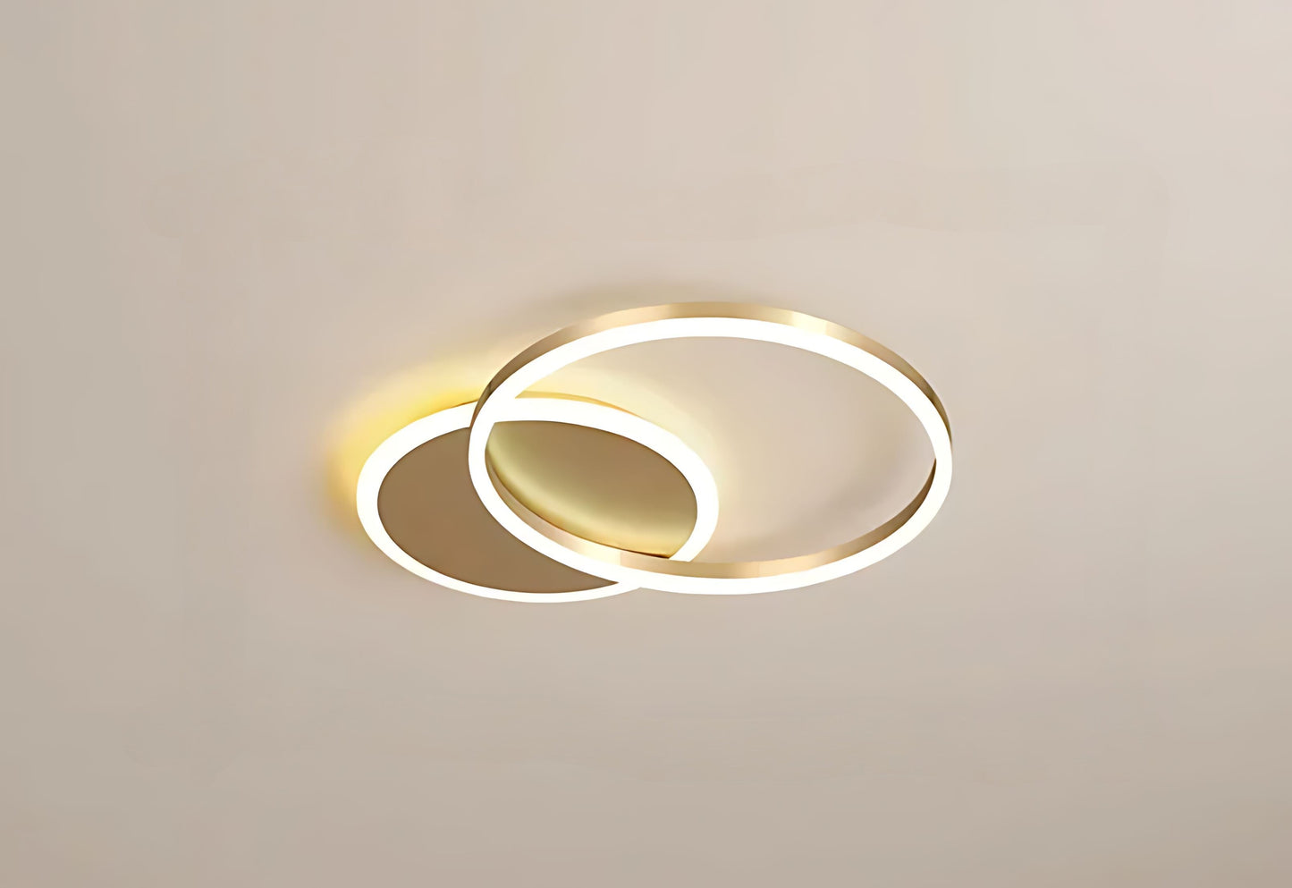 Bright Round Pendant Ceiling Lamp With Warm Glow
