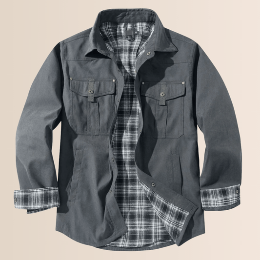 Classic Plaid Lumberjack Jacket - OutfitLondon